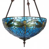 Tiffany pendant lamp Libelle middle hanging lamp