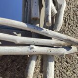 Mirror in gray driftwood frame < 65x84 cm >