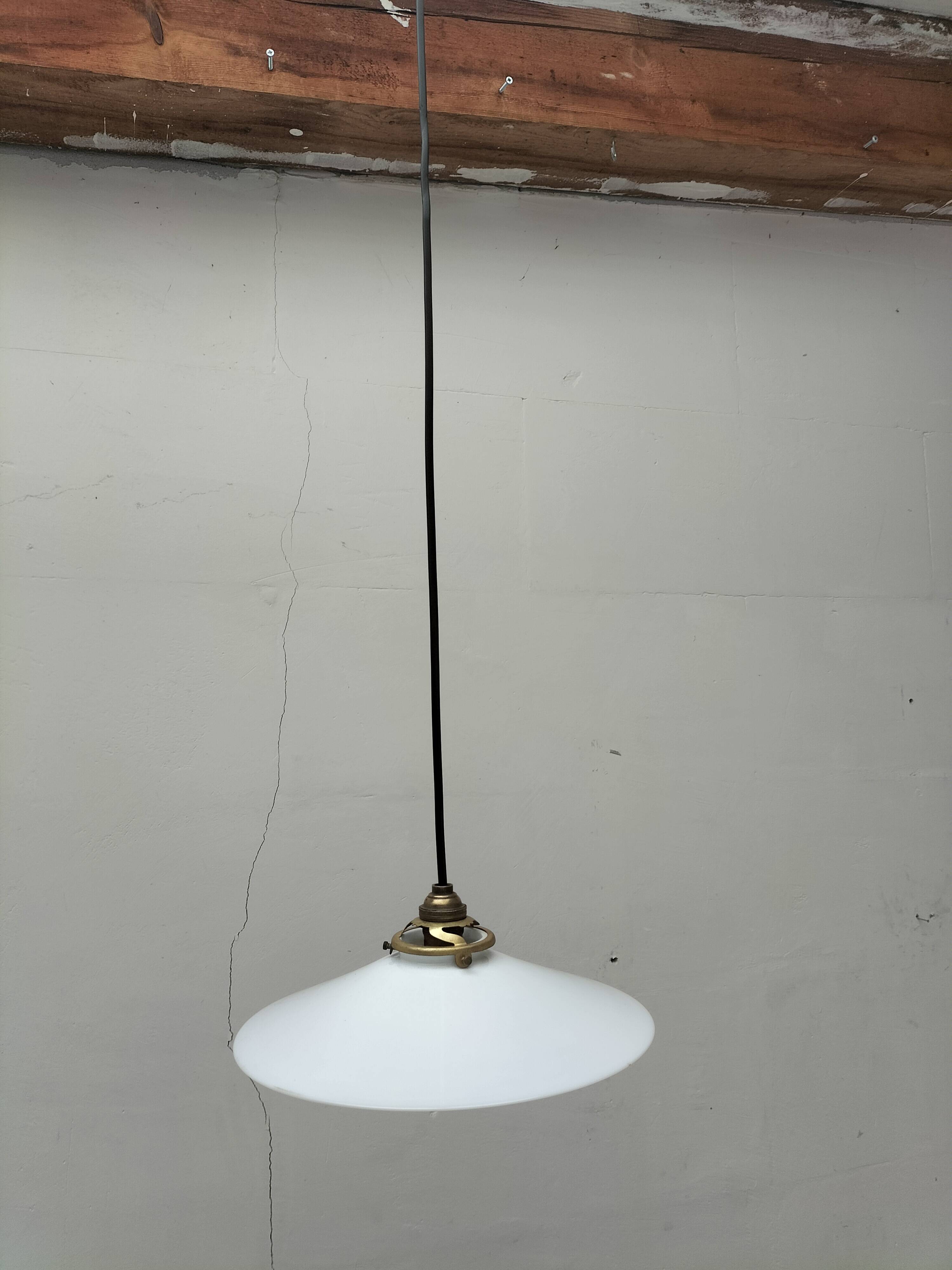 Opaline pendant light