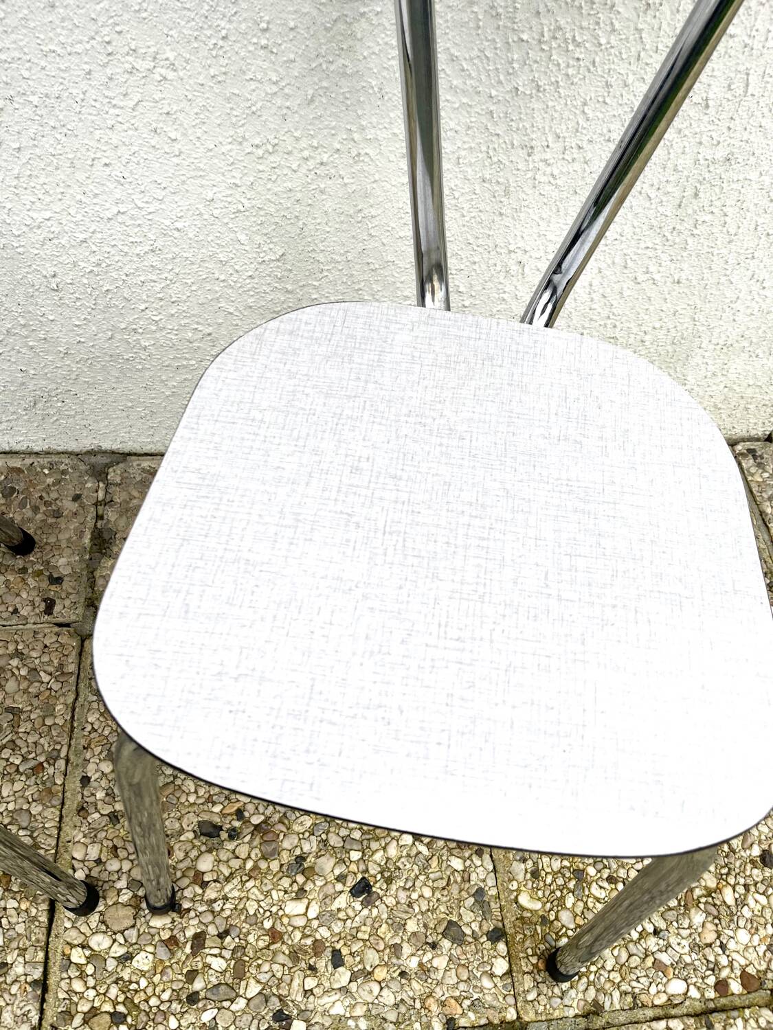 Set of two formica chairs