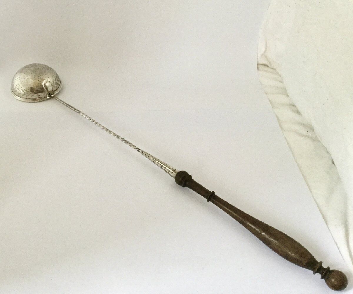 Silver punch ladle, Eugène Cadot