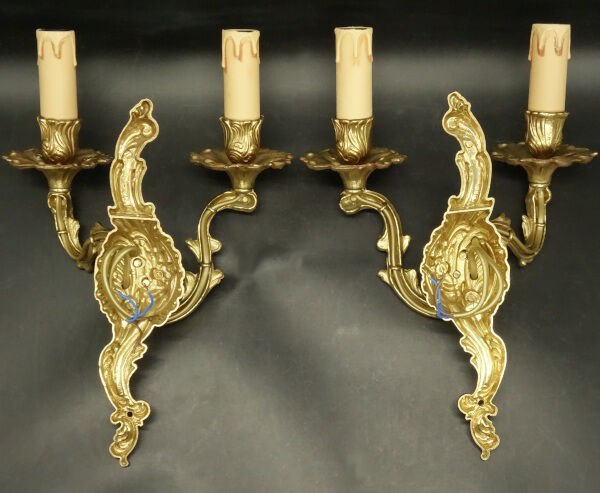 Paire d'appliques style Louis XV