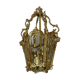 Lanterne a facette en bronze dore