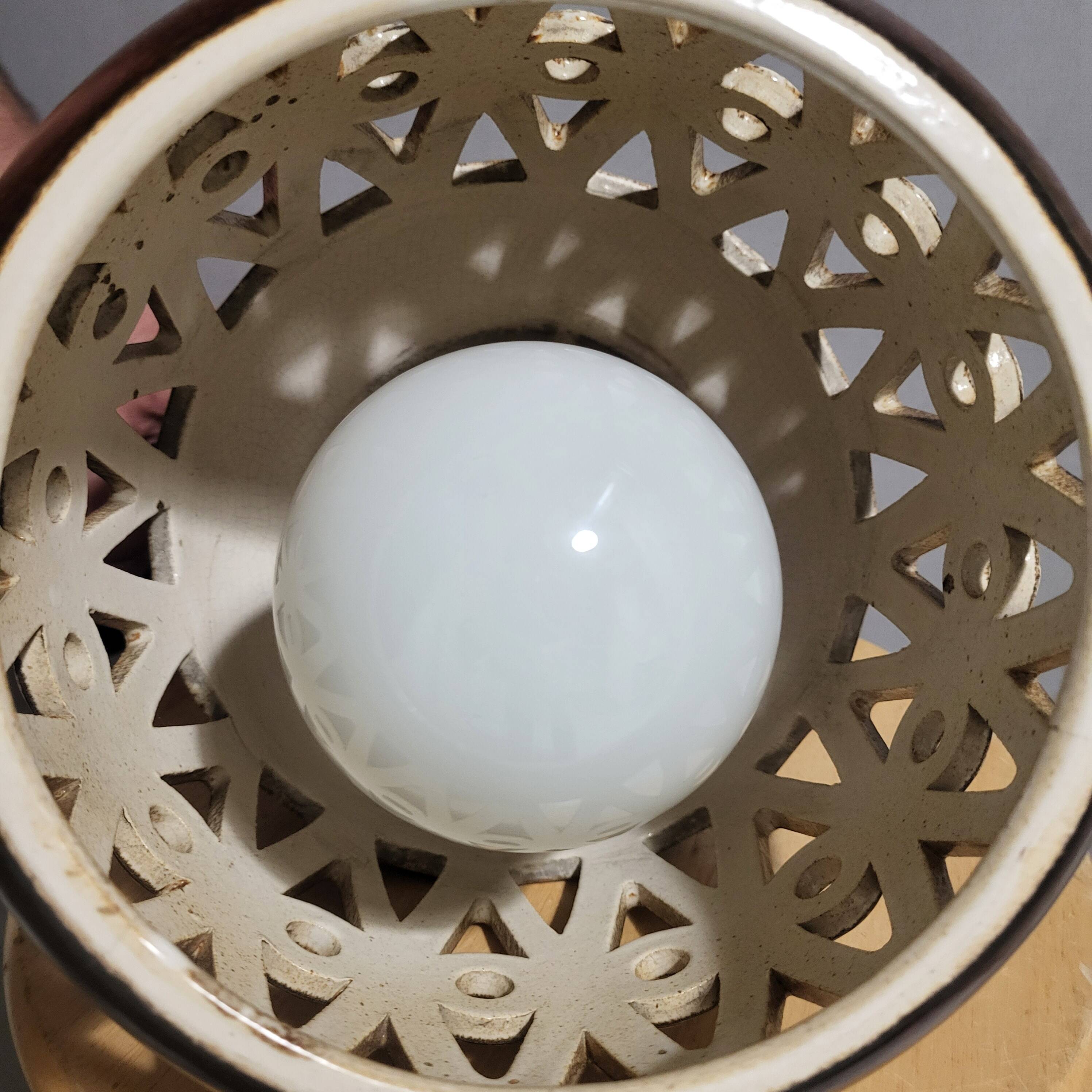 German ceramic pendant light, 1960,70