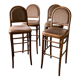 4 oak bar high chairs, sold in lots of 2
