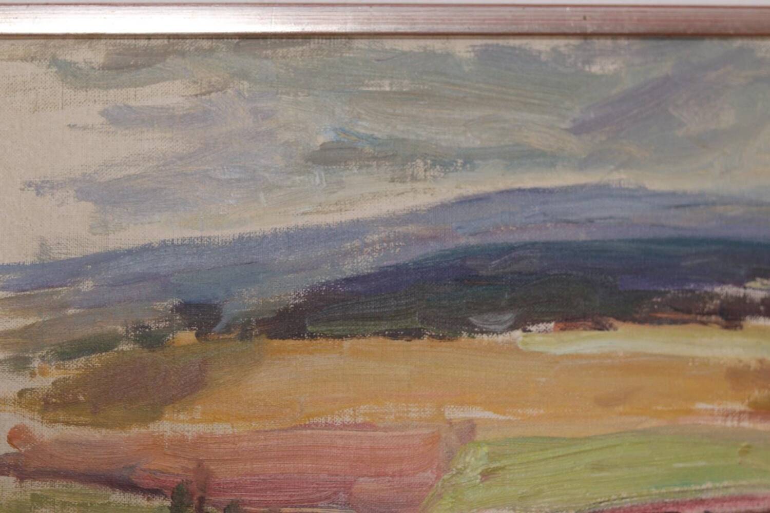 Original Swedish Oil on Canvas – “Dartmoor Heden” – Vintage & Framed