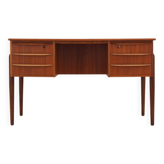 Bureau en teck, design danois, années 1960, production : Danemark