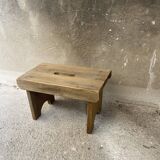 Rustic wooden bench