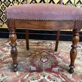 Set of 4 Napoleon III chairs with Jacob mahogany legs