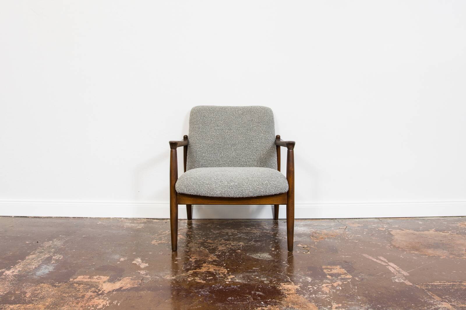 Pair Of Mid Century Restored Armchairs Gfm 64 by Edmun Homa, 1960s