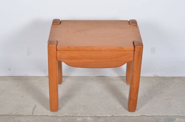 Table de chevet en orme