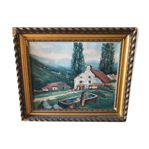Peinture huile sur toile