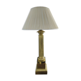 Carcel type brass lamp