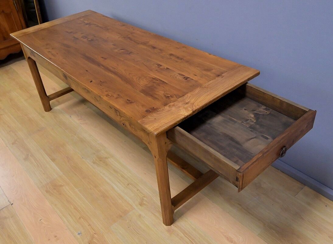 Table de ferme en frêne et chêne – 2ème partie XIXe