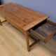 Table de ferme en frêne et chêne – 2ème partie XIXe