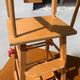 Vintage wooden toy doll high chair from the 70s
