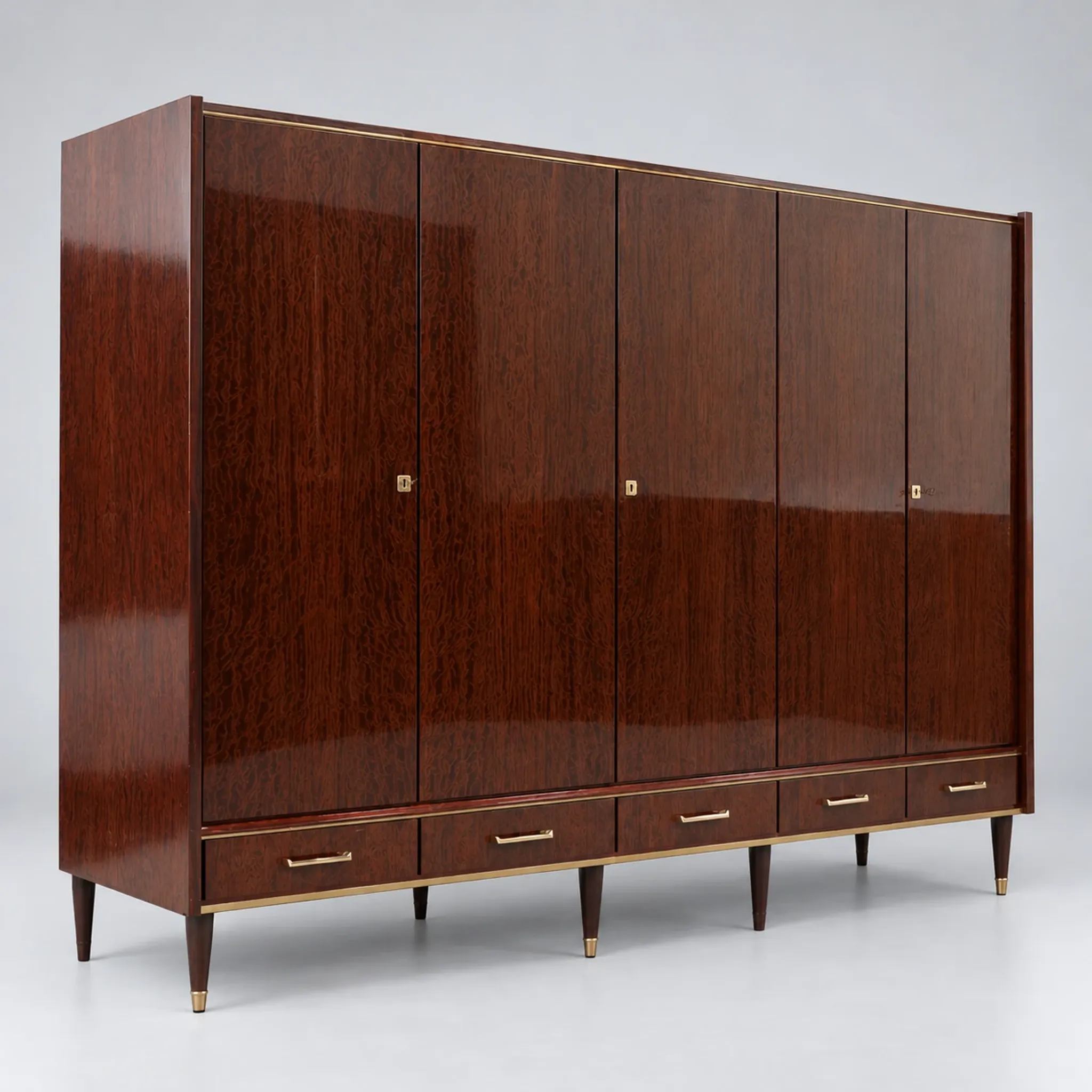 Large vintage design wardrobe from the 1950s