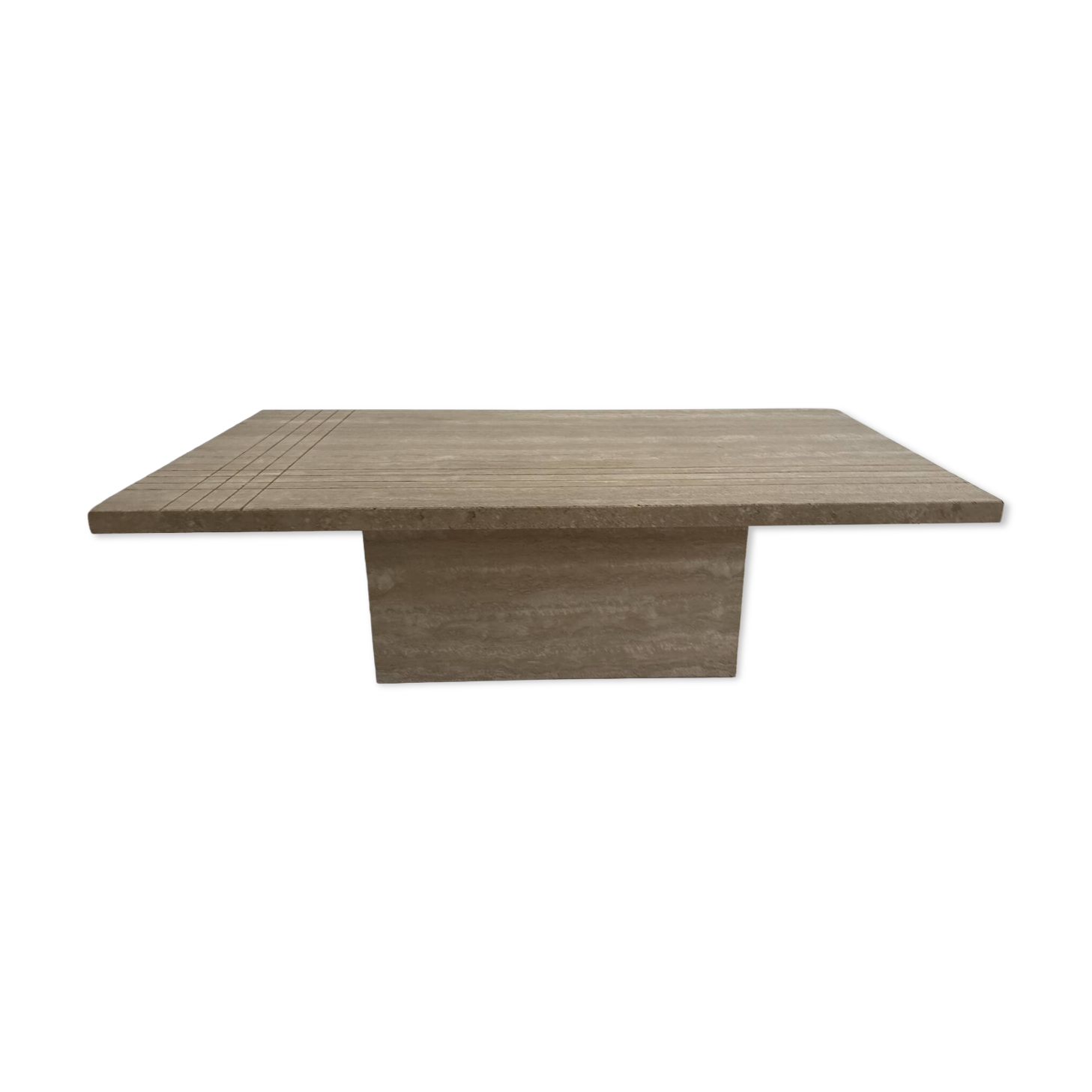 Table basse en travertin