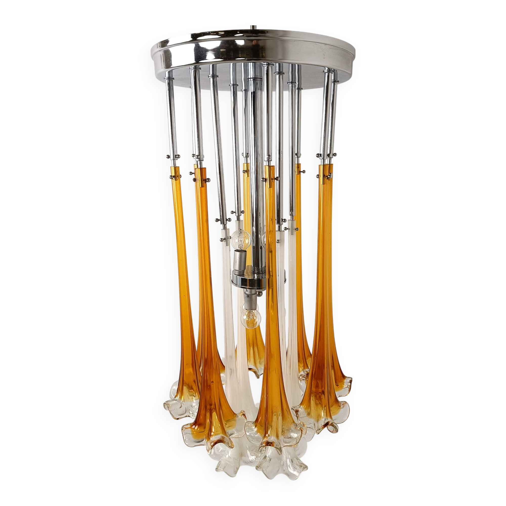Vintage Paolo Venini chandelier, 1970s