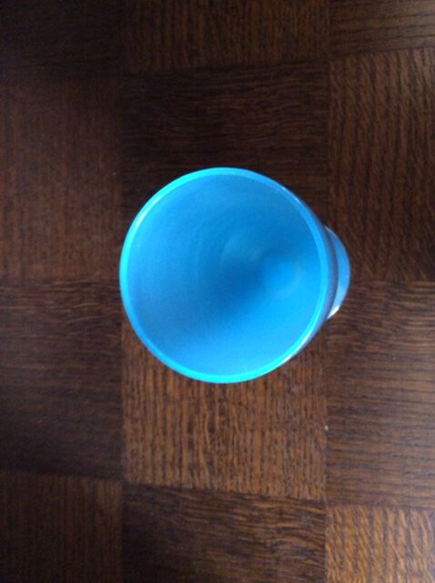 Blue opaline vase