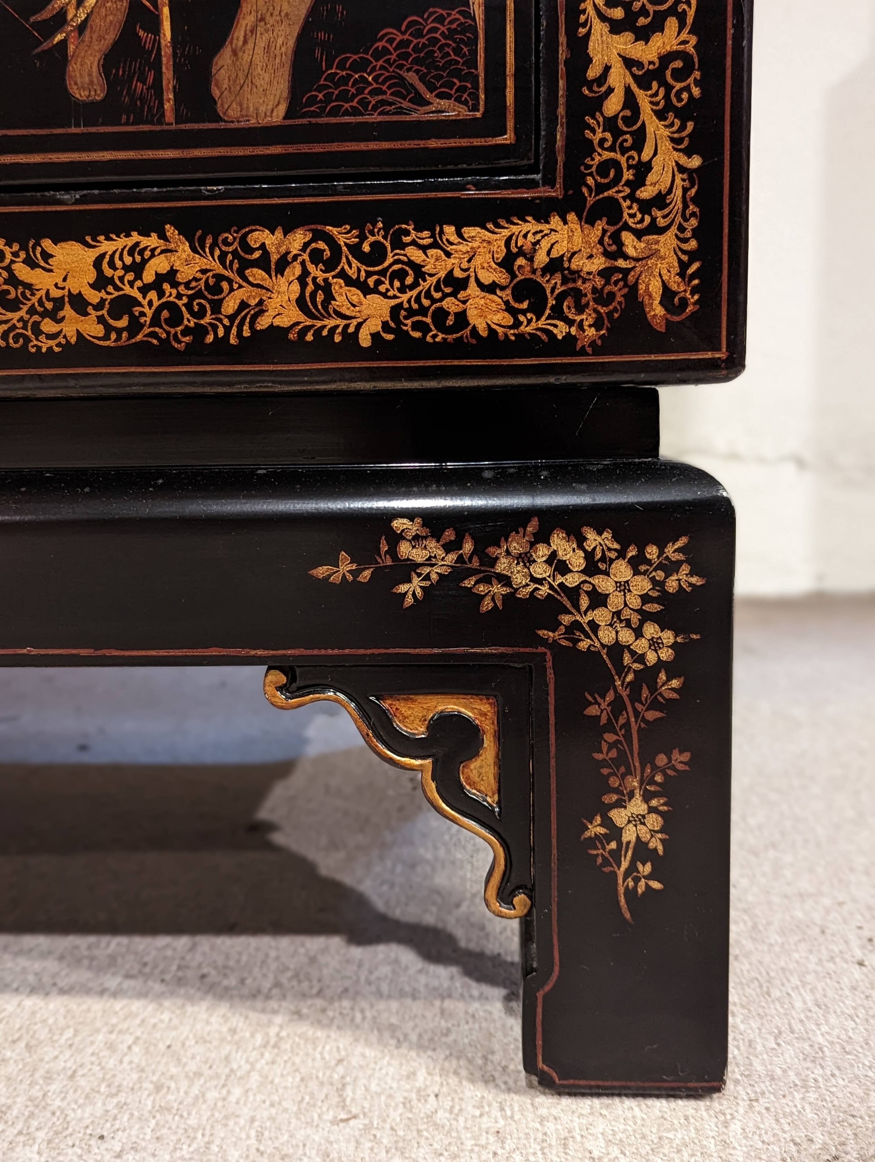 Chinese lacquer sideboard