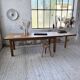 Oak farmhouse table 213-283cm with extension