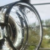 5 bubble glass cups.