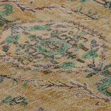 One-of-a-kind turkish handwoven vintage rug - rustic vintage charm 290x 171