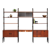 Etagère sur pieds 3-baies par Louis Van Teeffelen