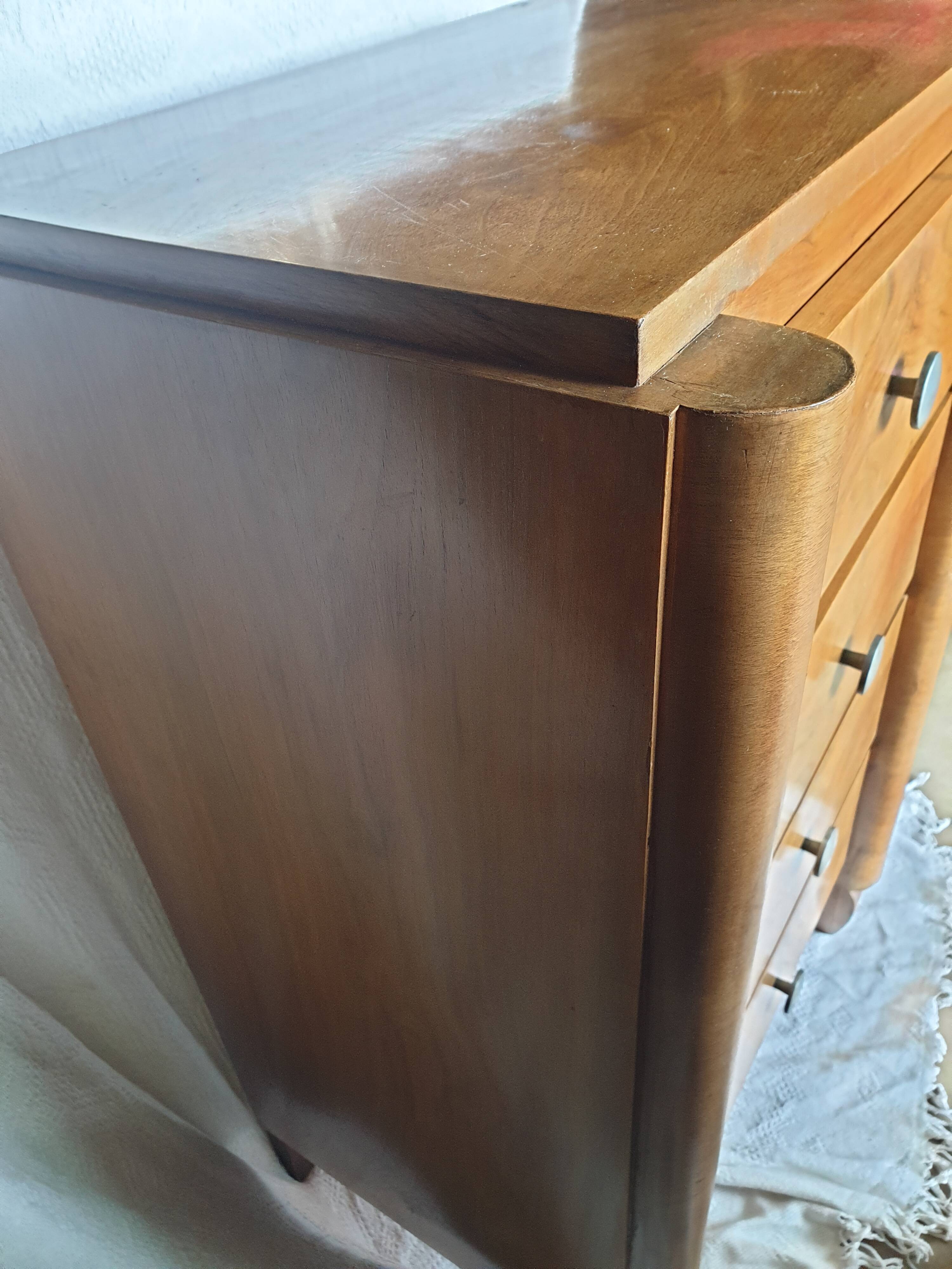 Chiffonnier 4 tiroirs art deco