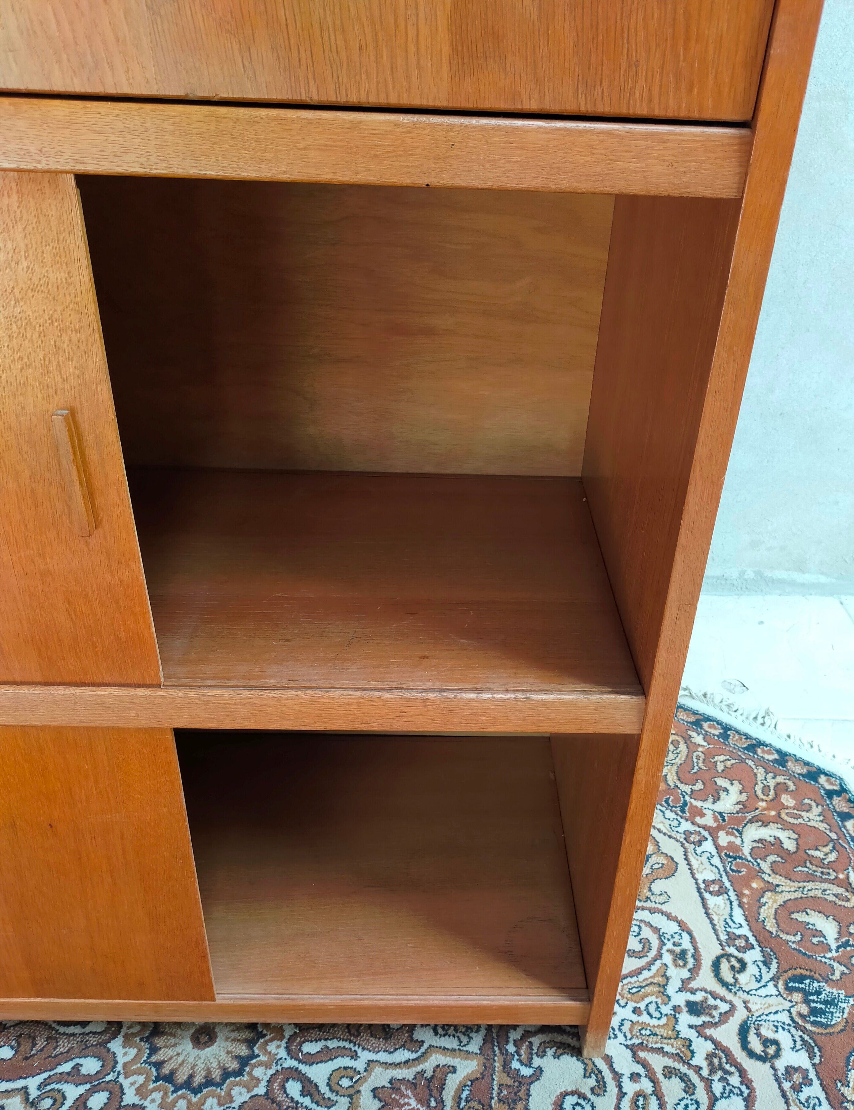 Vintage oak secretary