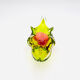 Grande Coupe Sommerso Josef Hospodka - Jaune Chartreuse et Corail