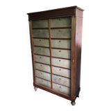 Grand Cartonnier de notaire en acajou Louis XVI compartiments