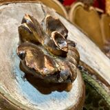 Antique Italian Baroque Louis XIV Lacquered and Parcel Gilt Sofa, 1600s