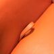 Himolla 2-Seater Orange Leather Sofa