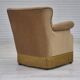 1960s, Danish lounge chair, green furniture velour, original condition.