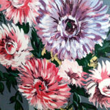 Old screen flowered in 3 parts