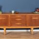 Long 1960s Teak Jentiuqe Mid Century Sideboard