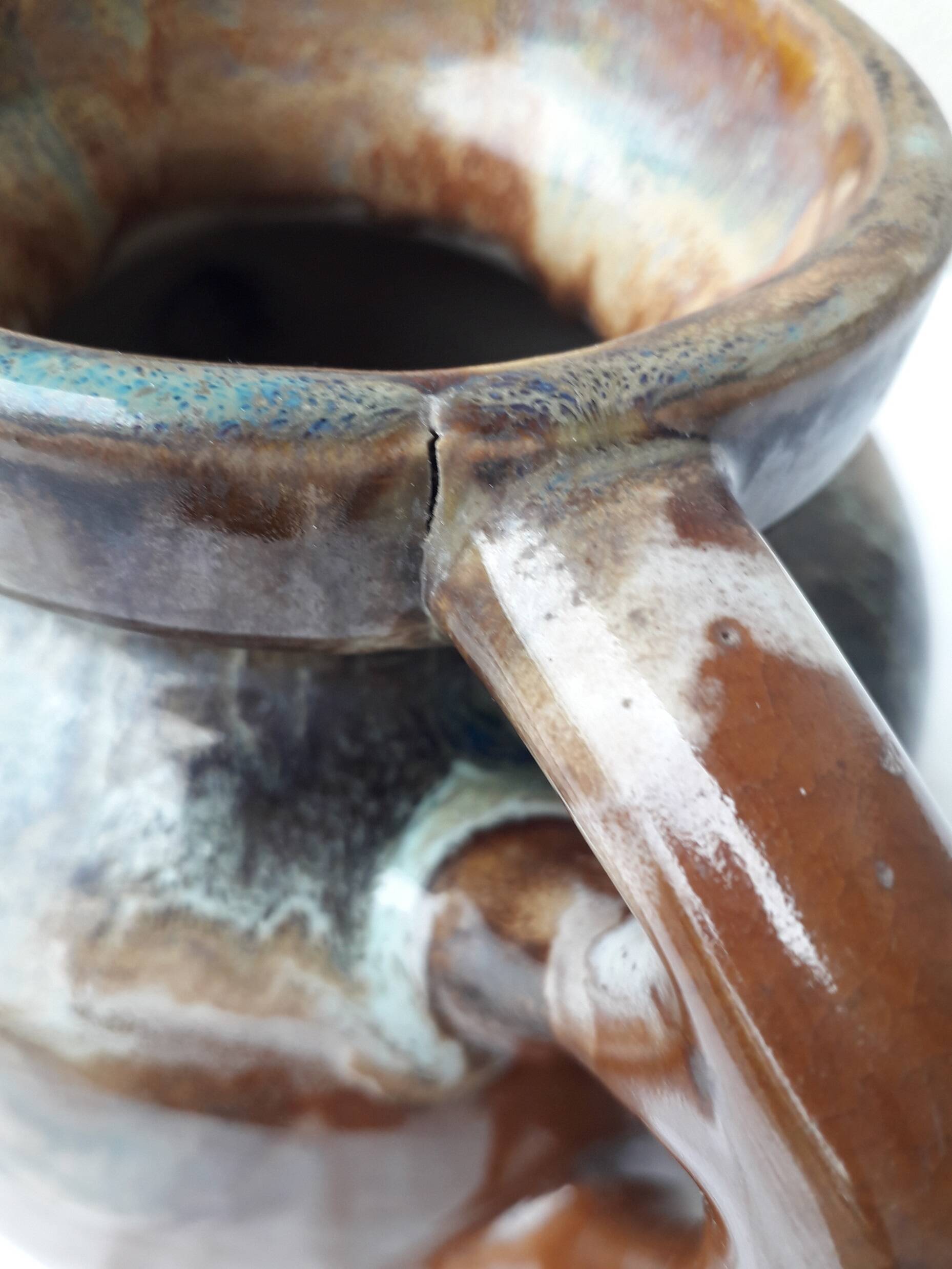 Stoneware vase signed Bady