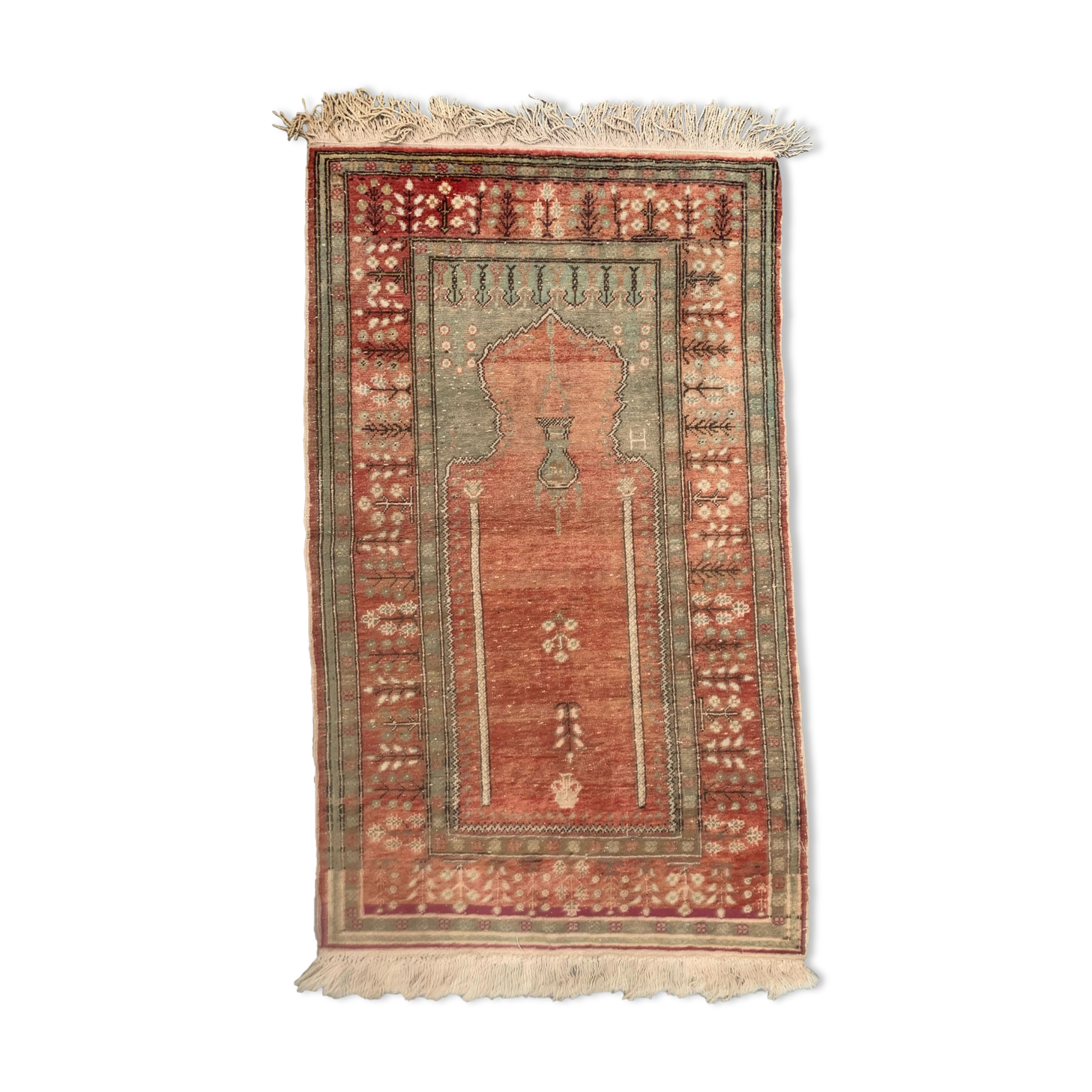 Vintage turkish oushak rug 150x86 cm carpet