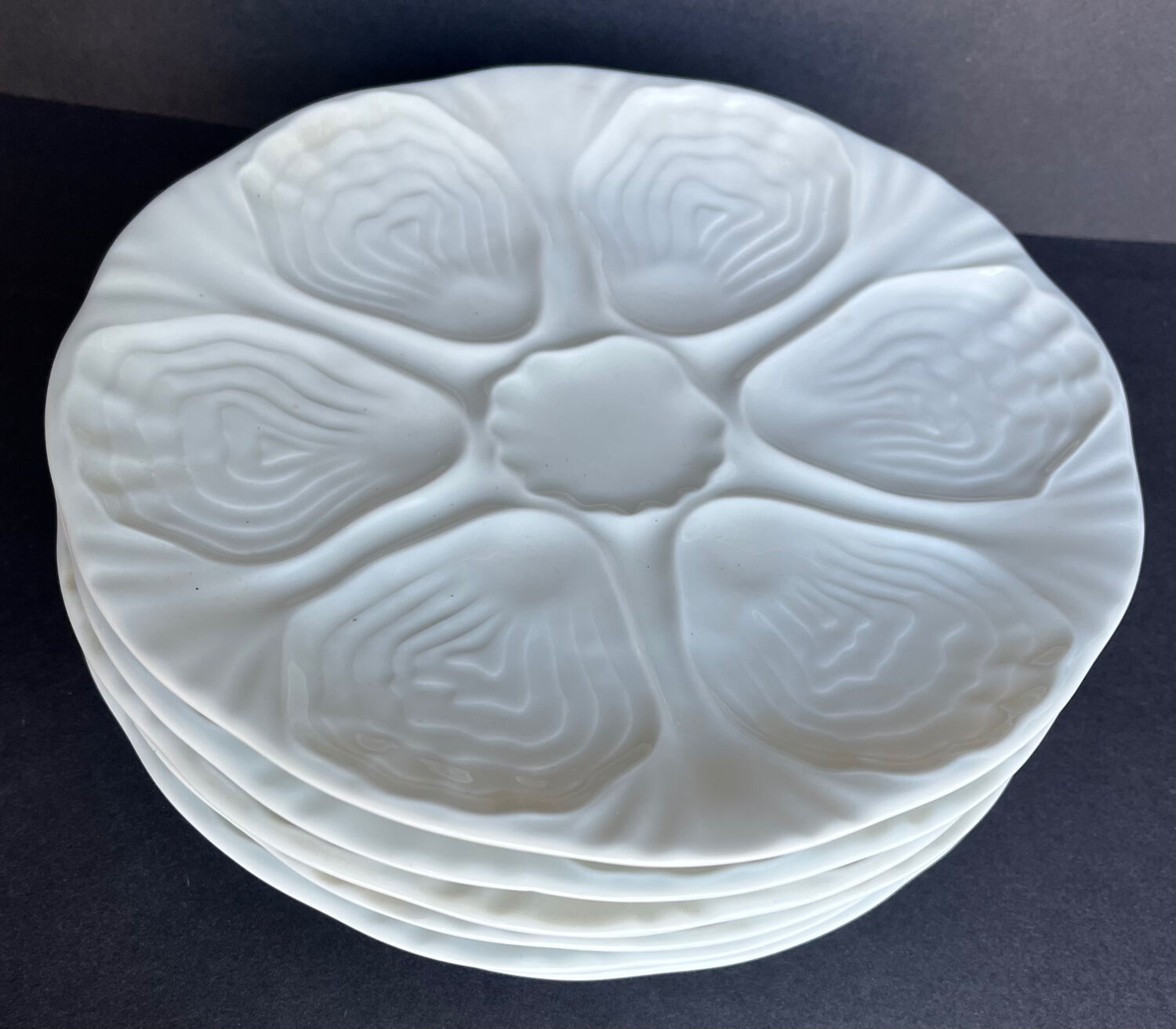6 oyster plates