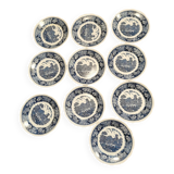 10 Assiettes anglaises Staffordshire Adams