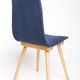 Mid-Century vintage navy blue chair, Fameg factory, Poland, 1960s