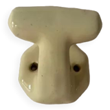 Antique hook in glazed terracotta / Ceramics, 1920, France