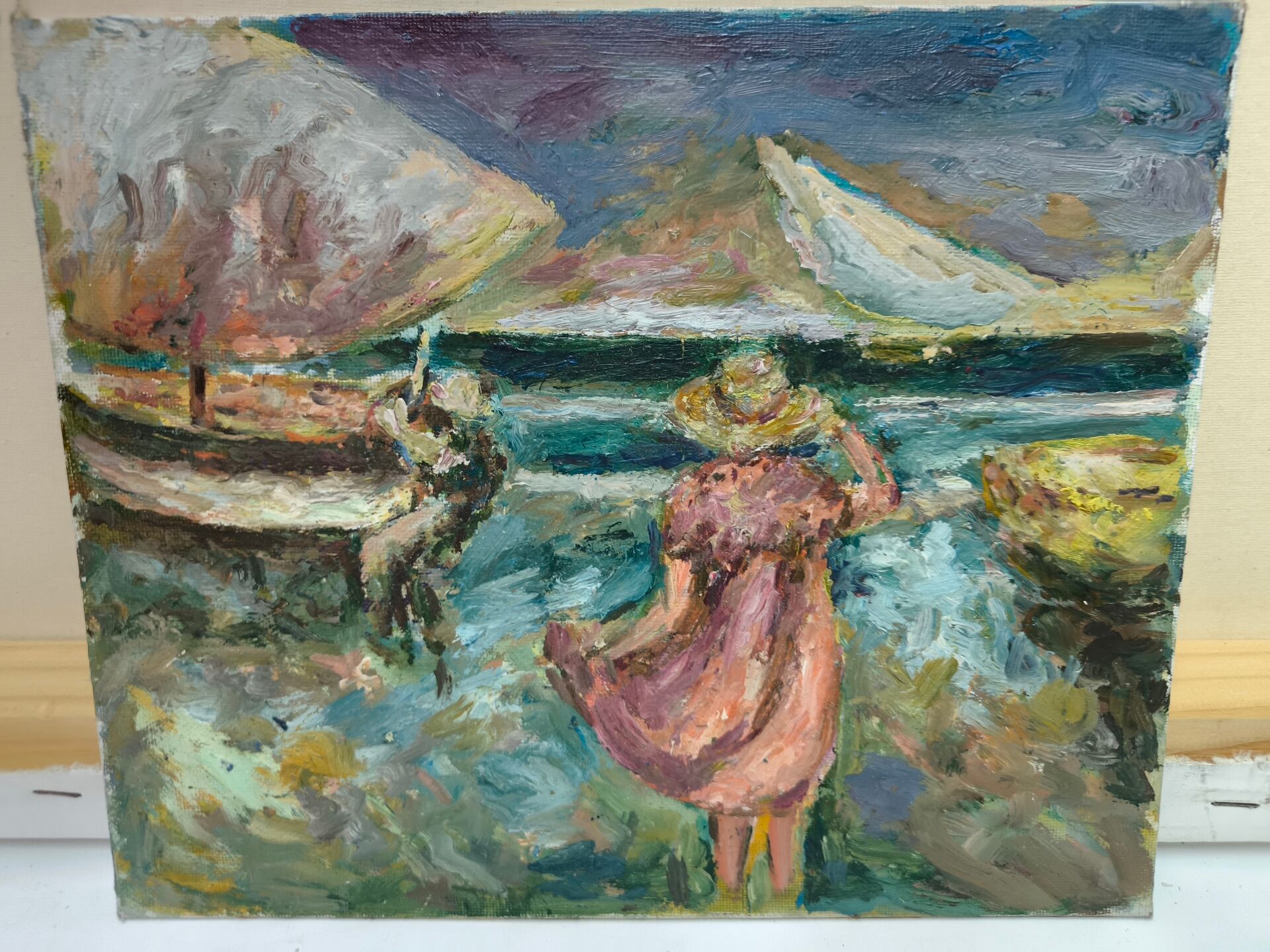 Impressionist Seascape Painting