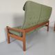 Danish sofa set 2-seater and 3-seater teak by Domino Møbler