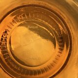 70s Amber Glass Orangeade Set - Vintage 9 Piece Set - Made in FRANCE