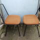 Pair of Jean-Louis Bonnant chairs, "My Uncle" Jacques Tati