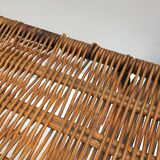 Rattan and metal coffee table by Raoul Guys