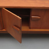 1960s british teak sideboard with bar cabinet